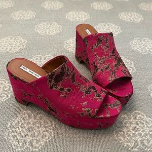 & Other Stories Pink Platform Sandals